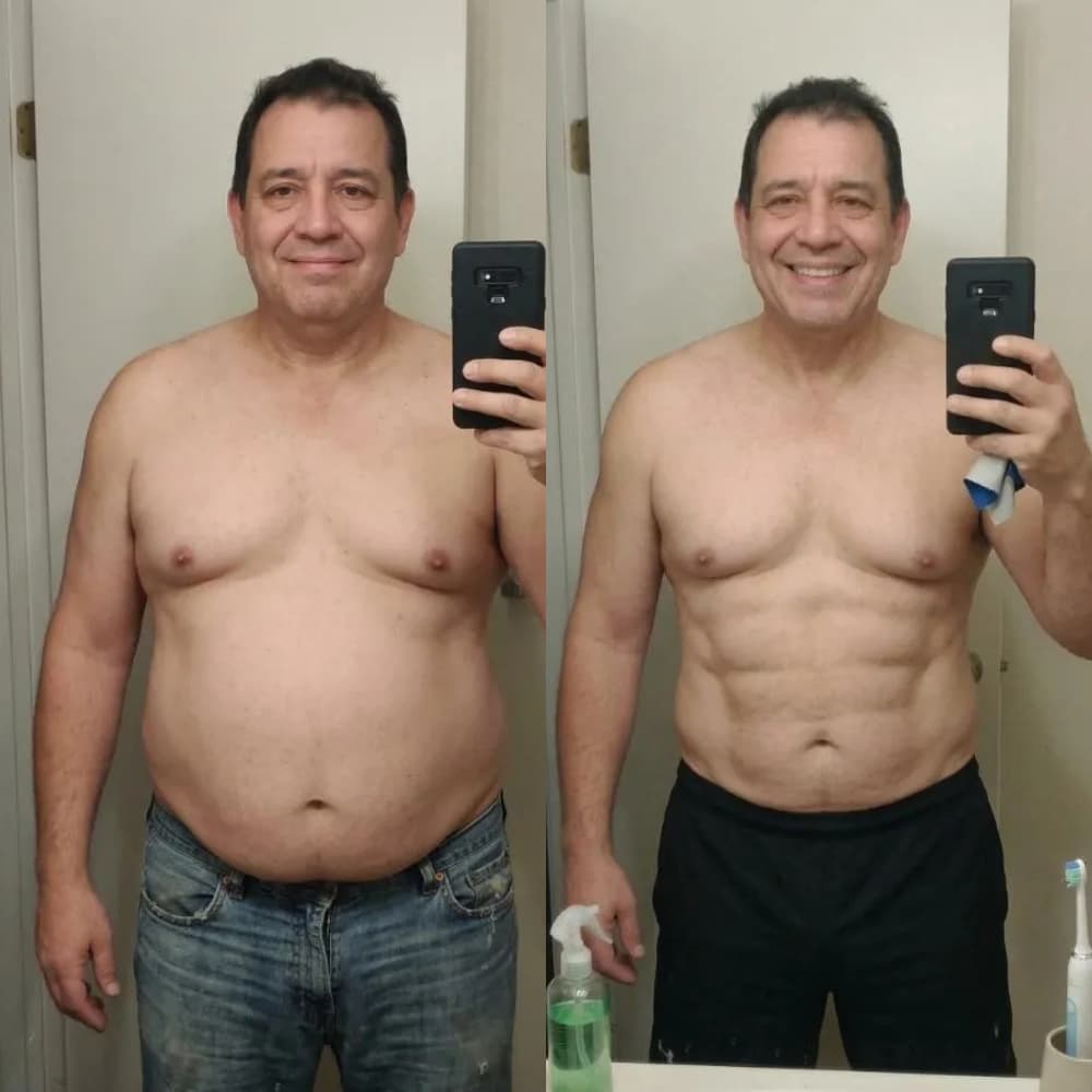Transformação do João - 28 dias